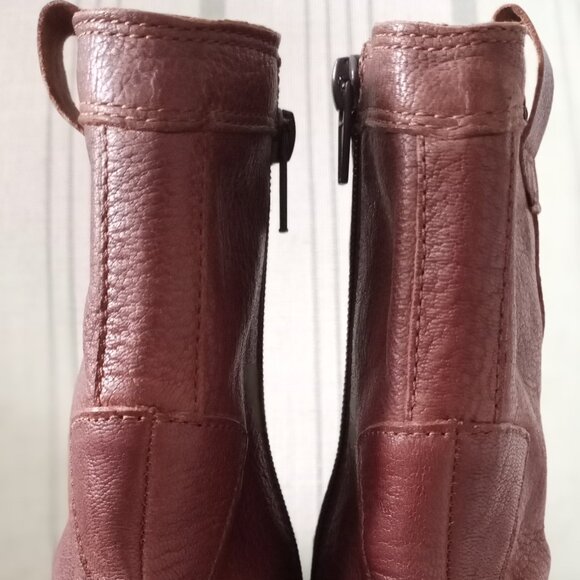 'ZABA' Brown Leather Boots Size 6.5 - 7 EUC - Picture 10 of 14
